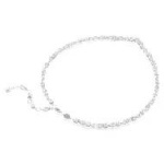 Mesmera set Mixed cuts, White, Rhodium plated